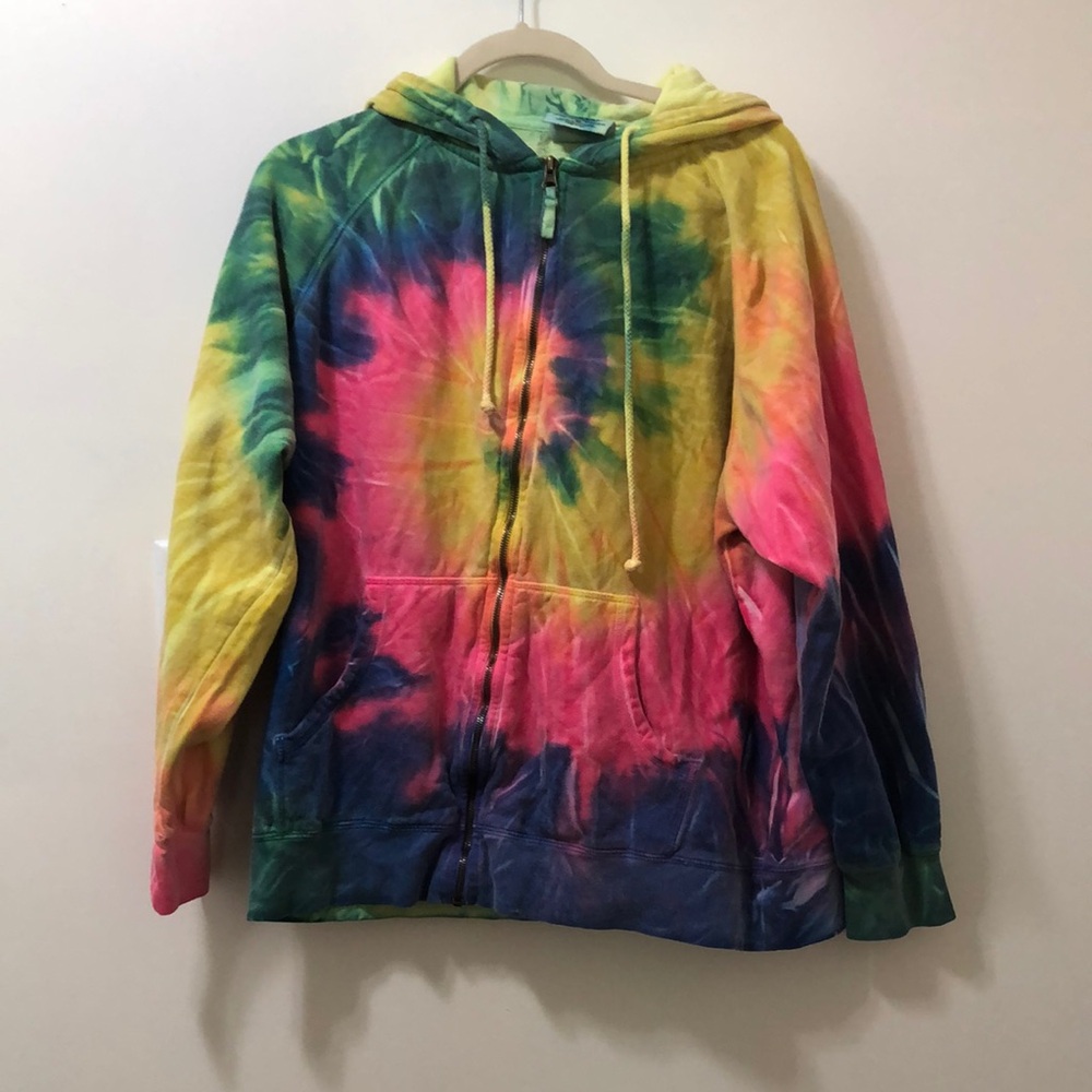 Colorful Tie-Dye Women's Hoodie